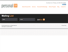 Tablet Screenshot of personaltek.net
